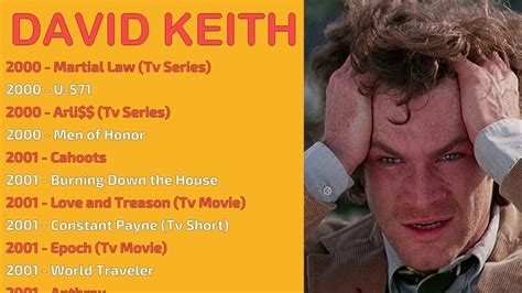 David Keith List of Movies and TV Shows